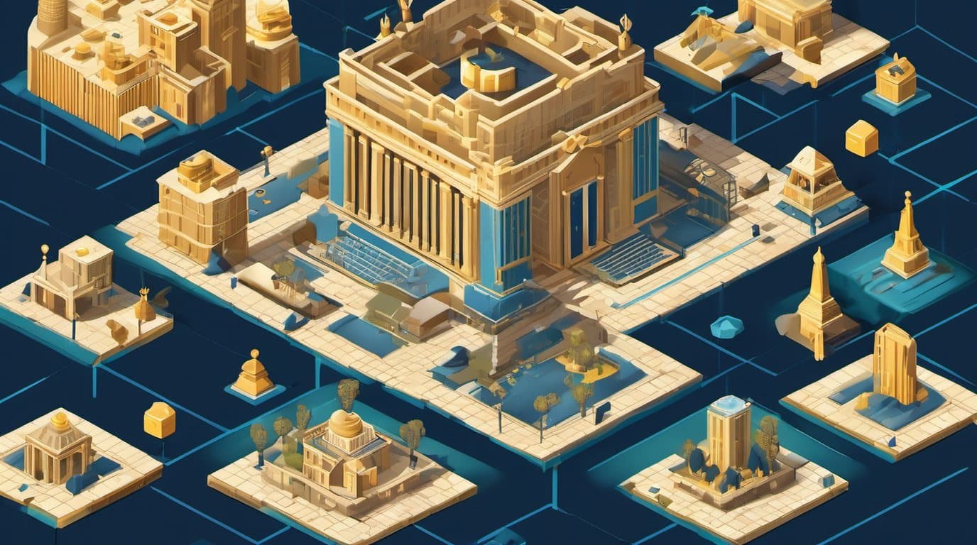 NOPOLY: Wall Street board mid-game — 36 tiles of US stocks with live prices
